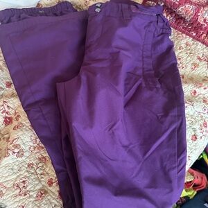 Roxy Purple snowboard pant with Elastic Waistband